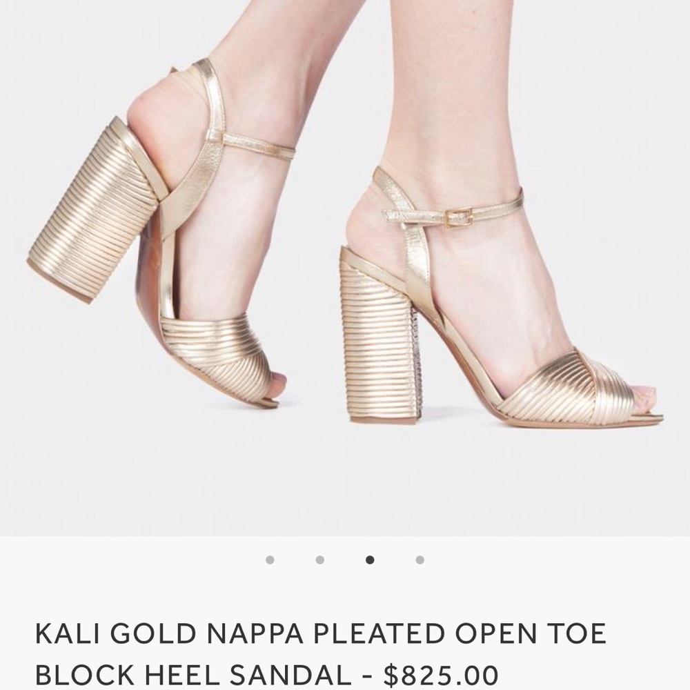 Tabitha Simmons Nappa pleated Heels
